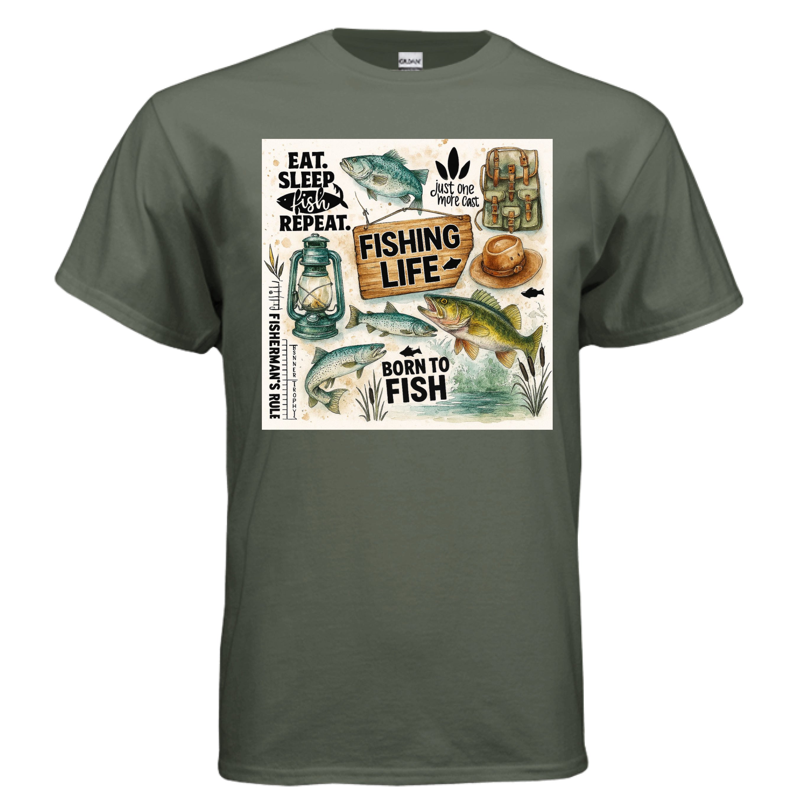 MILITARY GREEN - FRONT