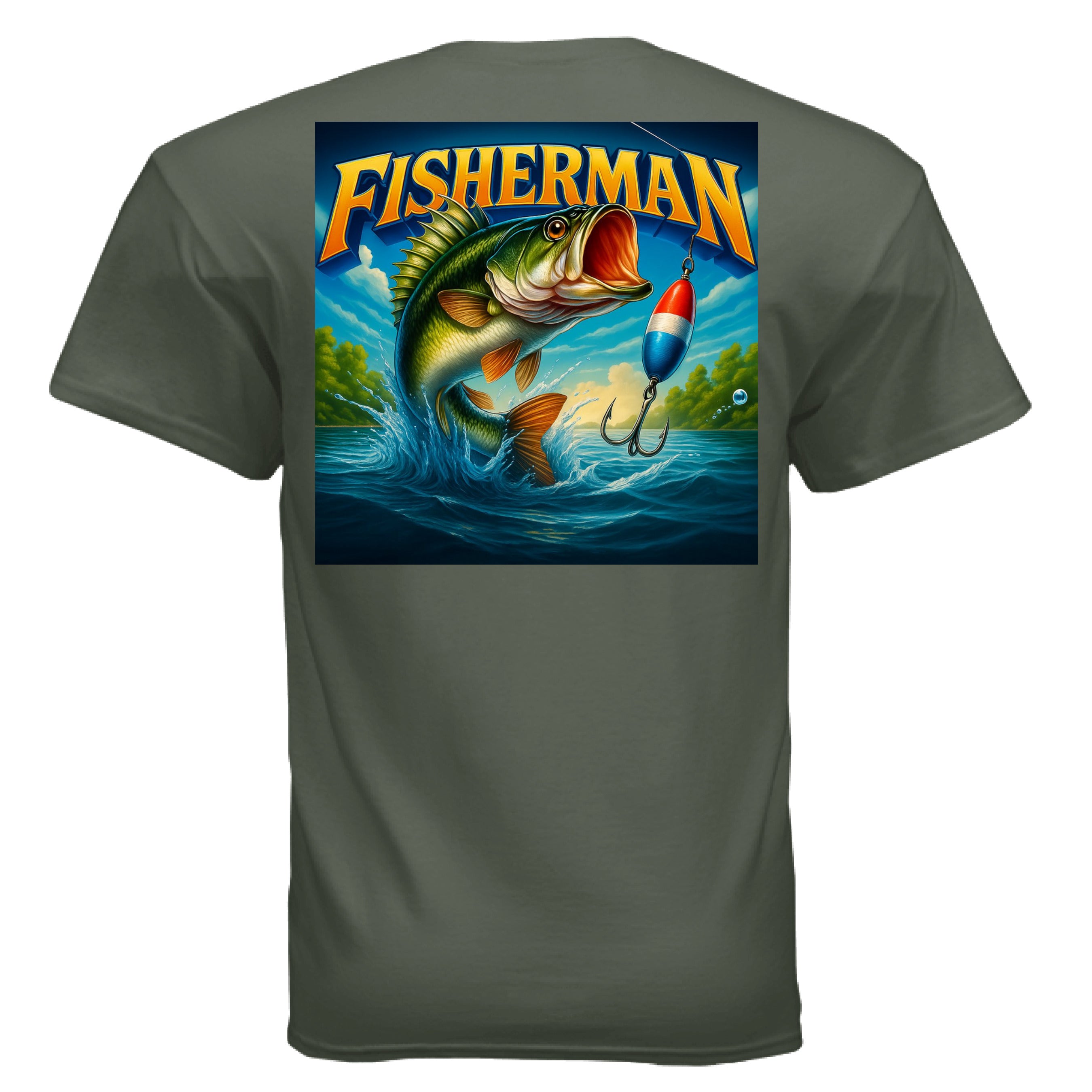 MILITARY GREEN - BACK