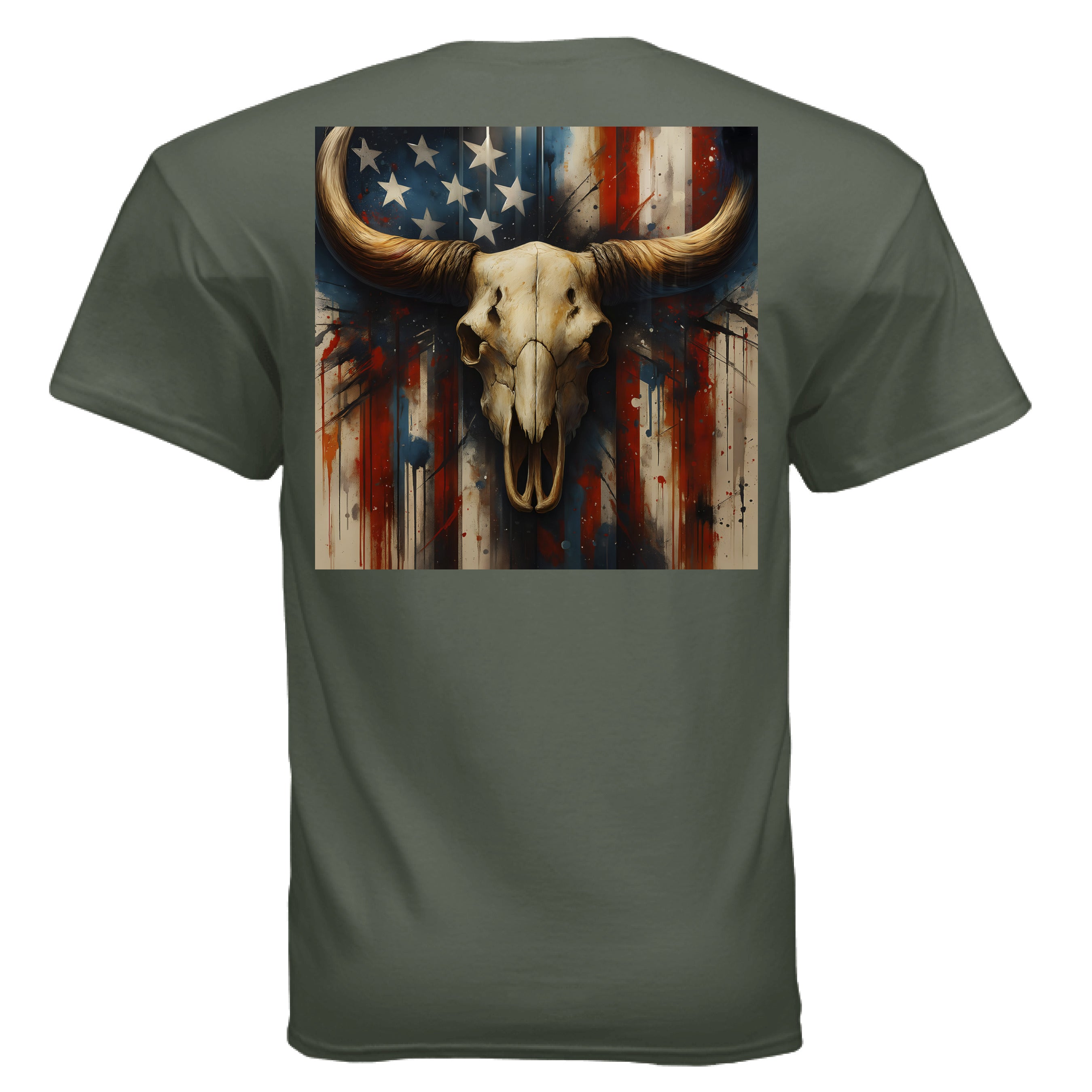 MILITARY GREEN - BACK