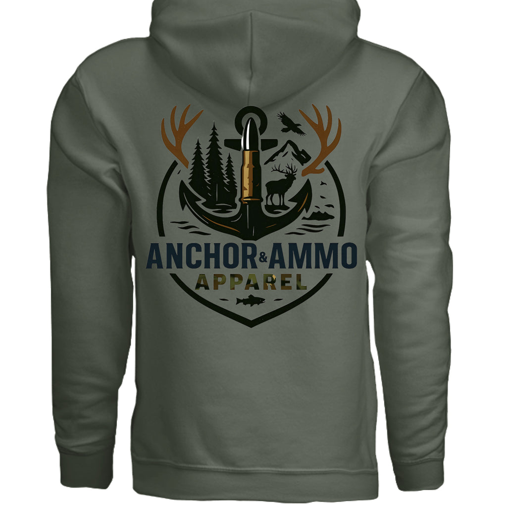 MILITARY GREEN - BACK