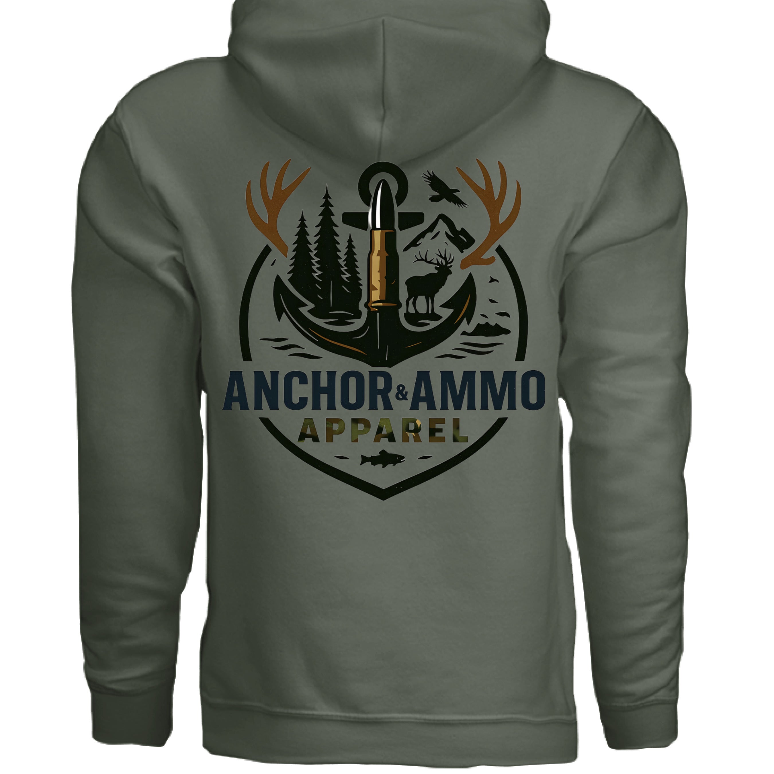 MILITARY GREEN - BACK