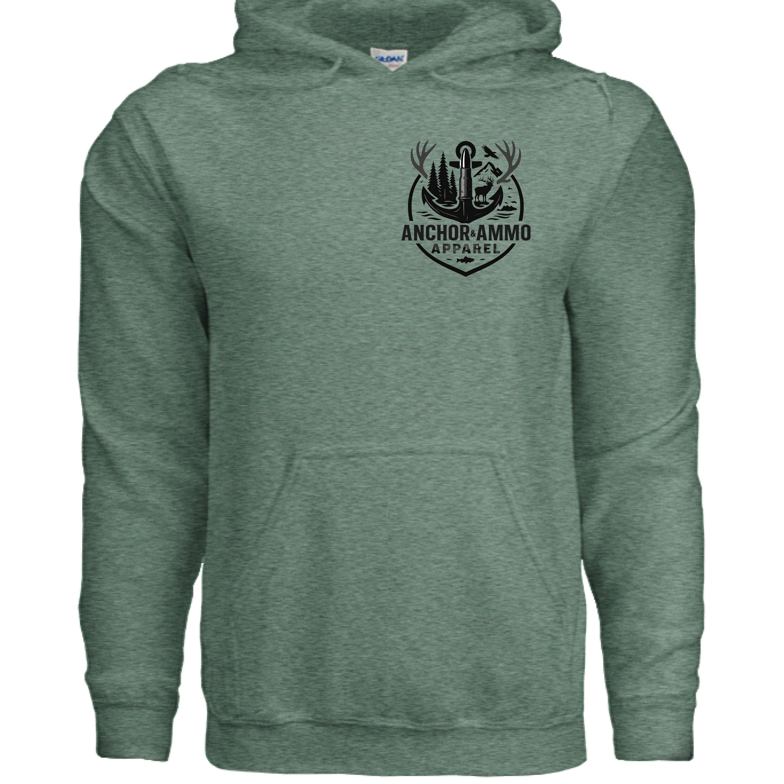 Heather Sport Dark Green - FRONT