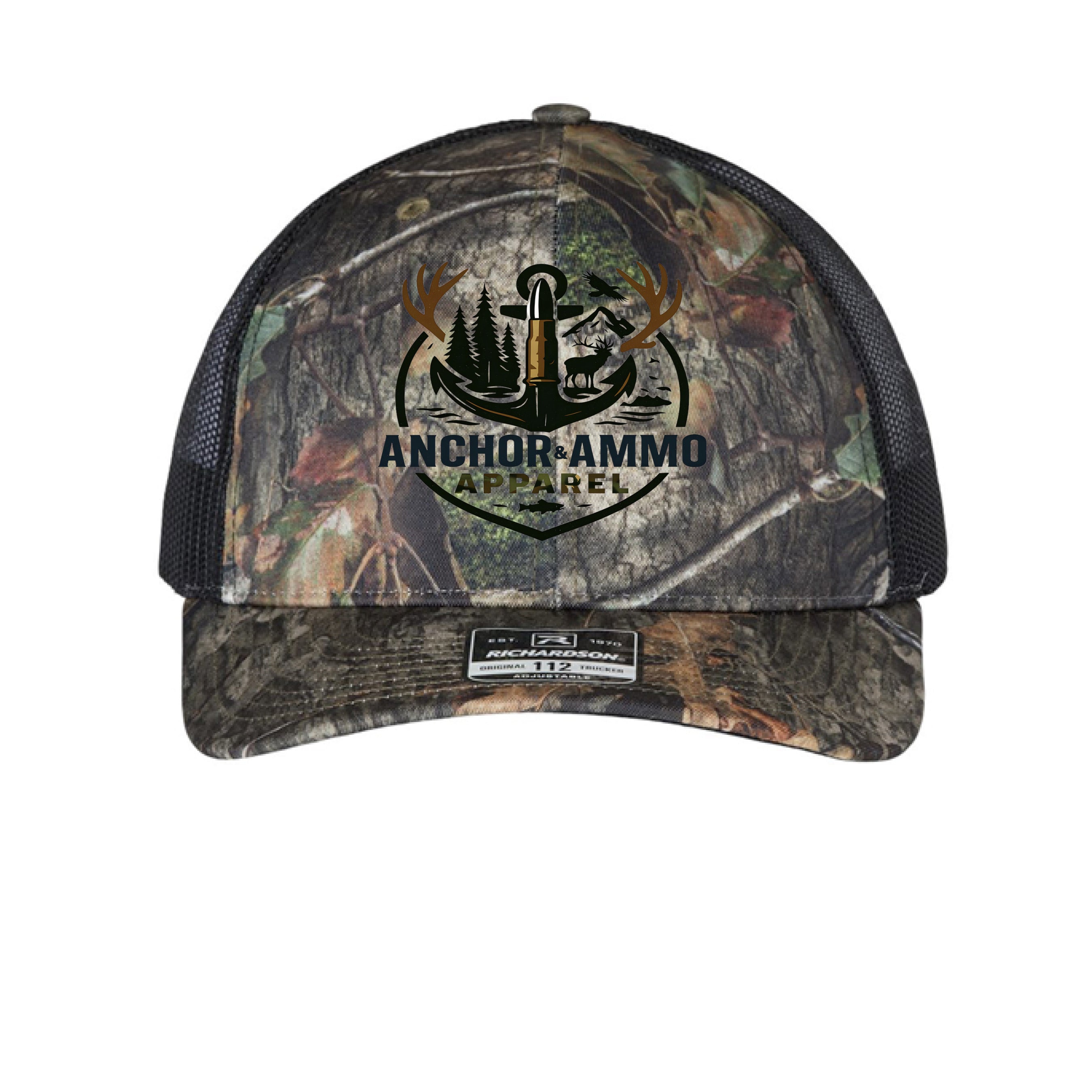 Mossy Oak Country DNA/ Black - FRONT