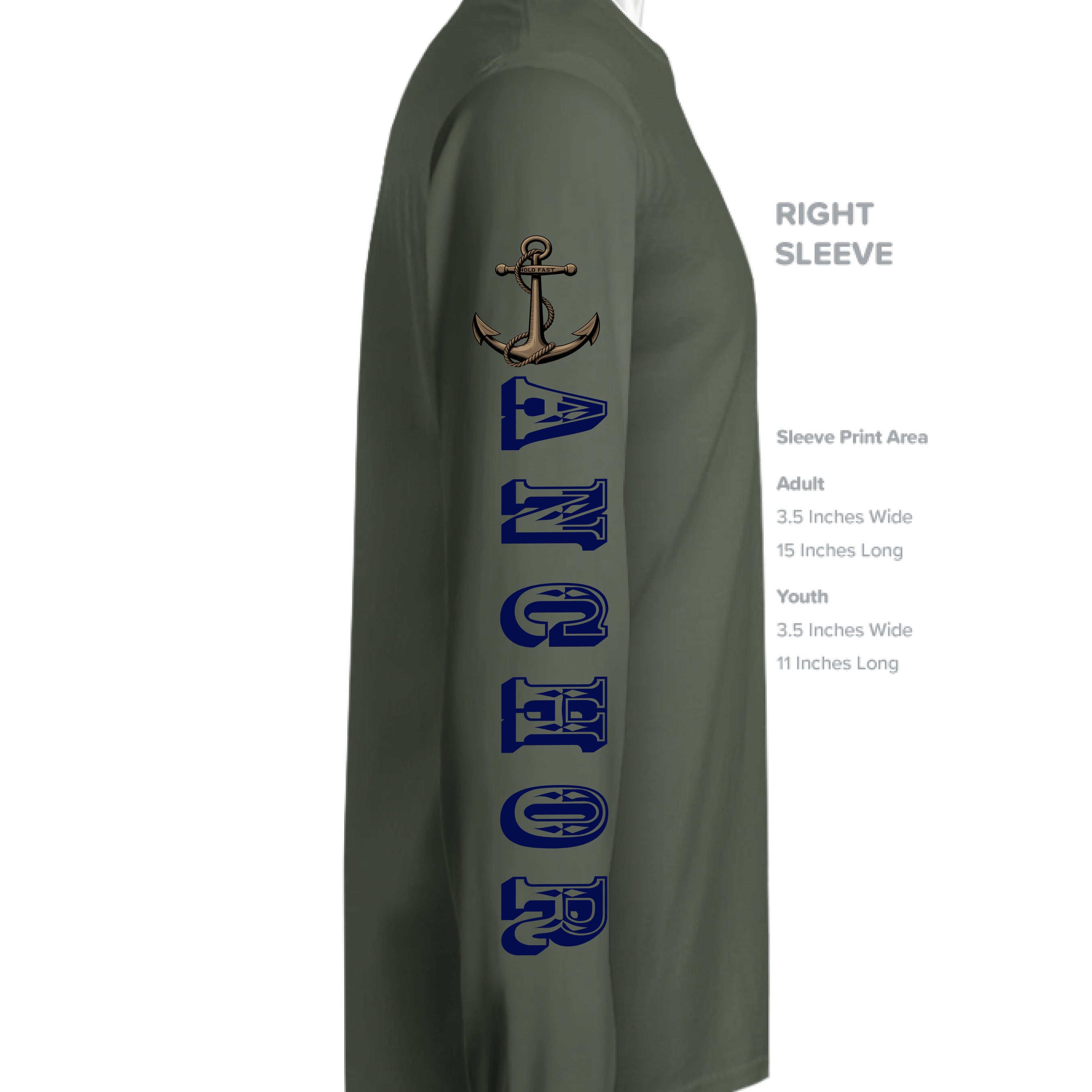 MILITARY GREEN - SLEEVE_RIGHT