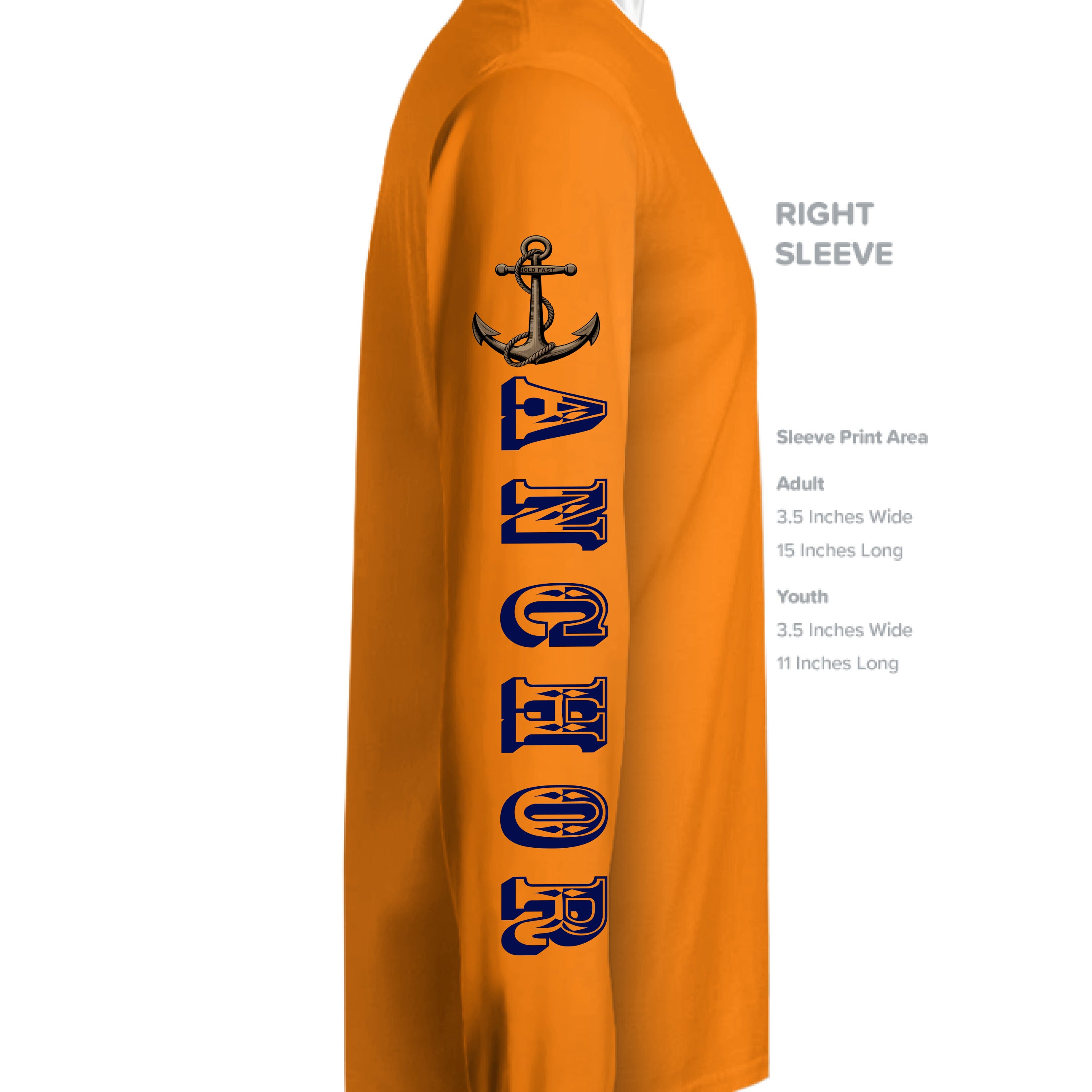 SAFETY ORANGE - SLEEVE_RIGHT