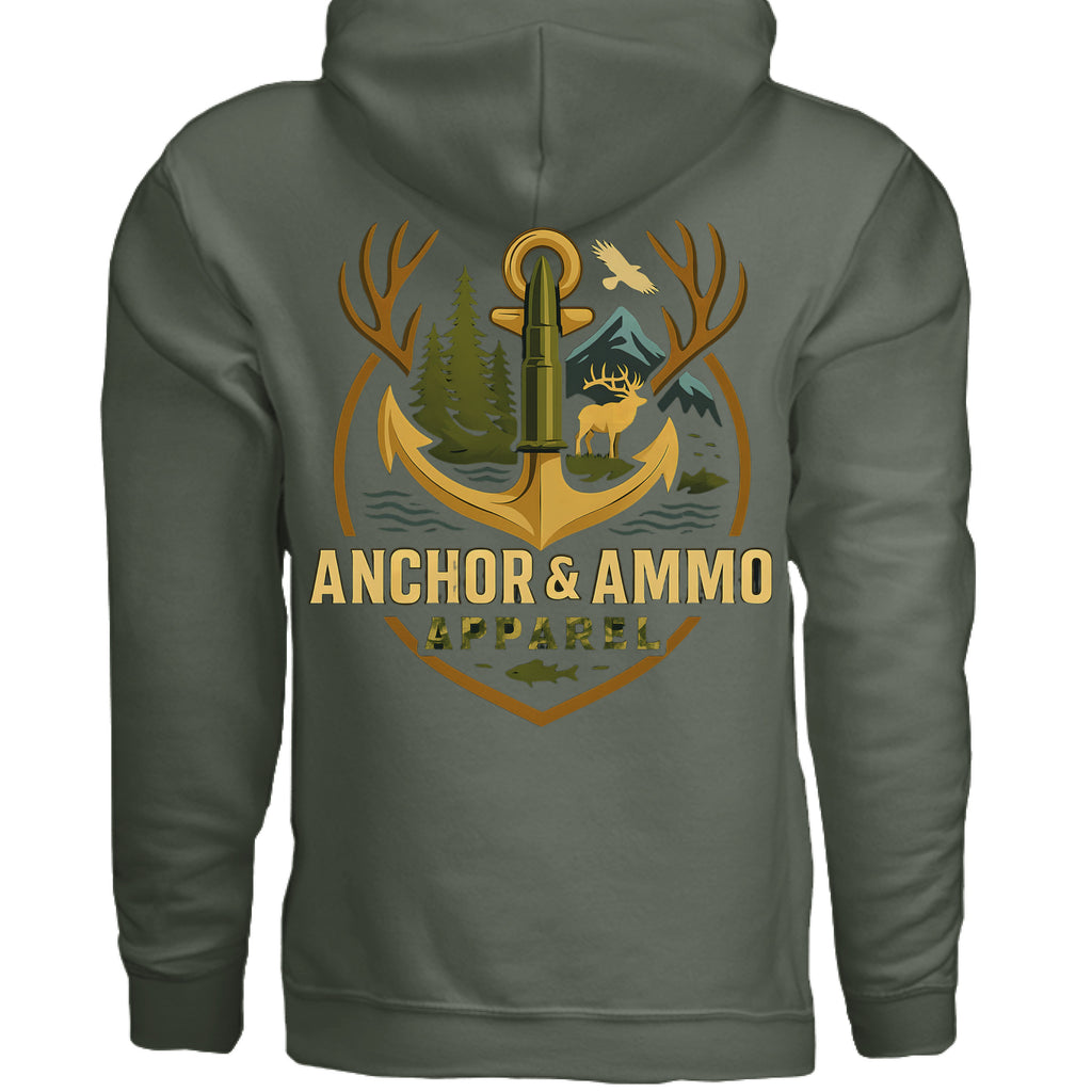 MILITARY GREEN - BACK