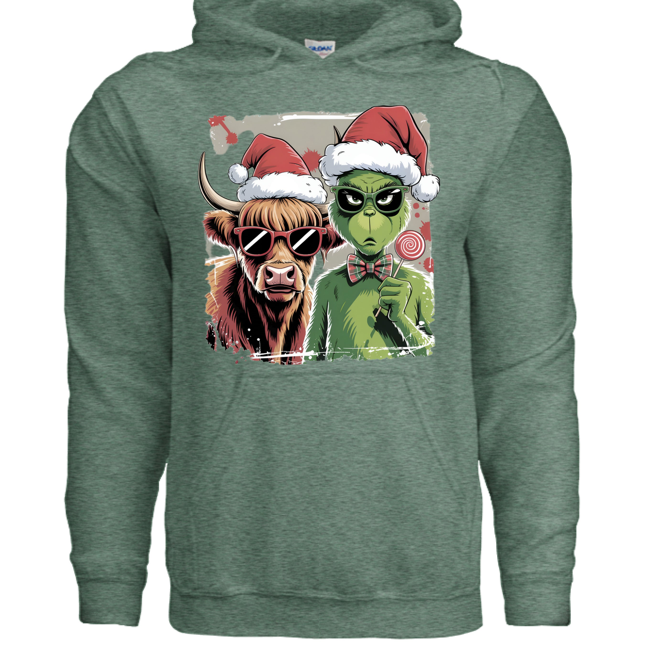 Heather Sport Dark Green - FRONT