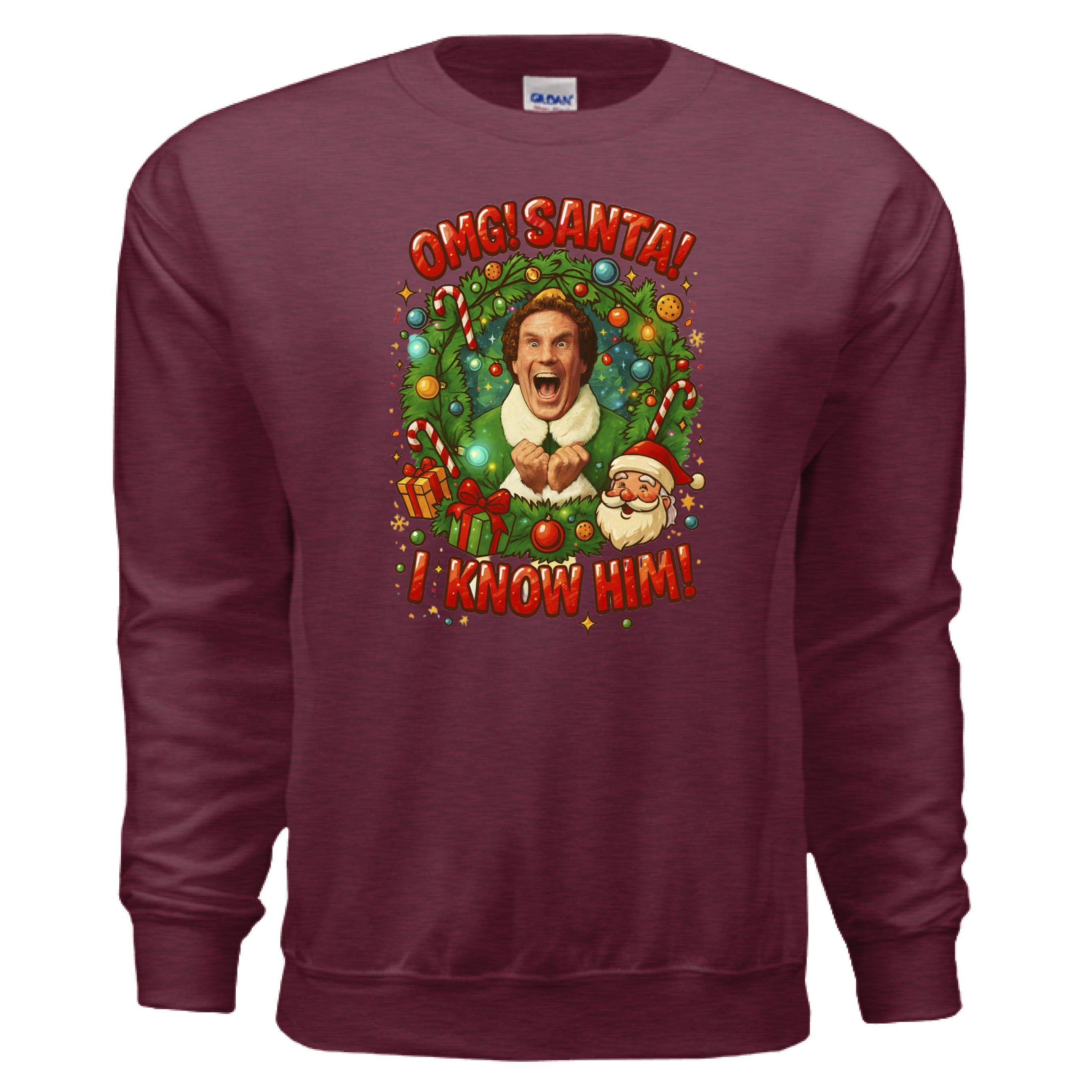 Heather Sport Dark Maroon - FRONT