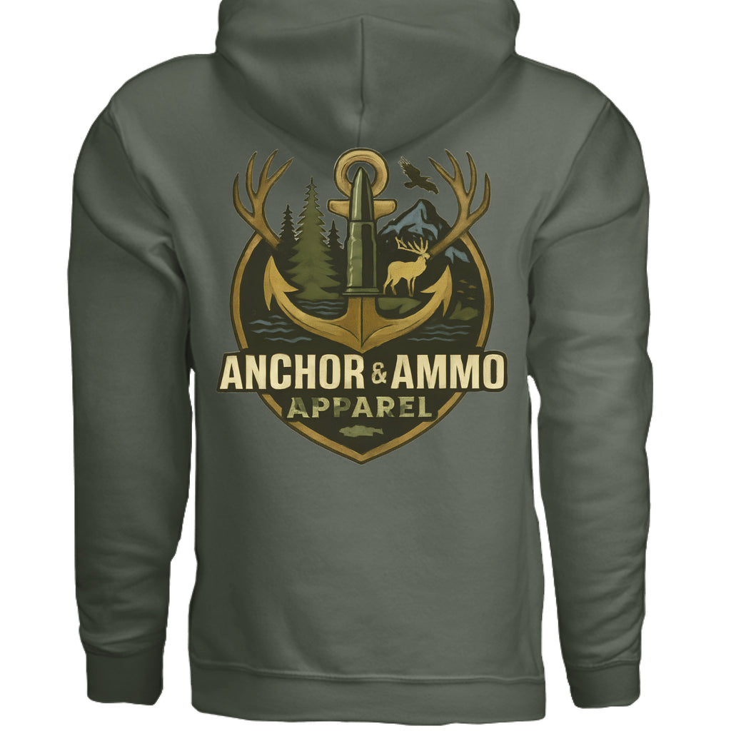 MILITARY GREEN - BACK