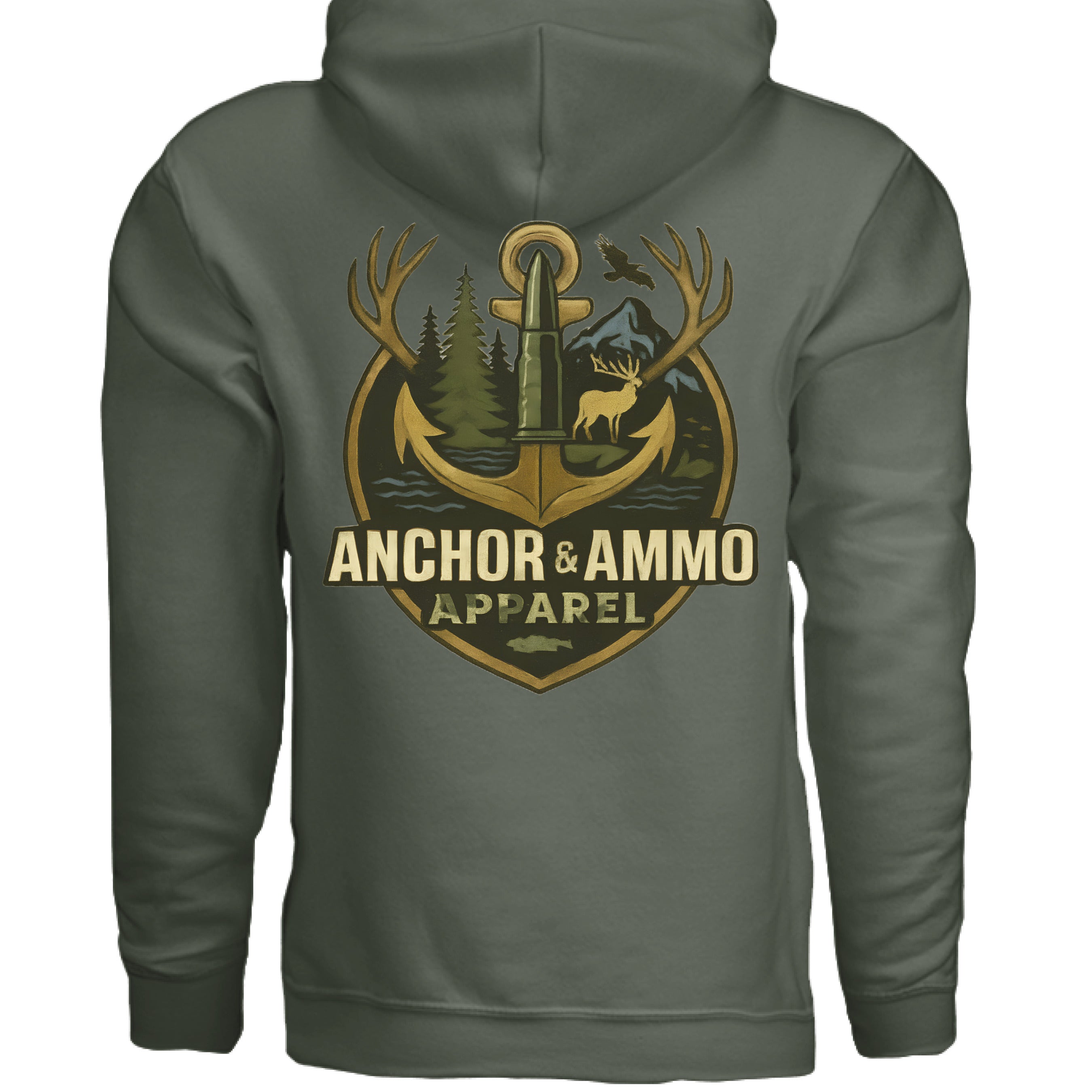 MILITARY GREEN - BACK