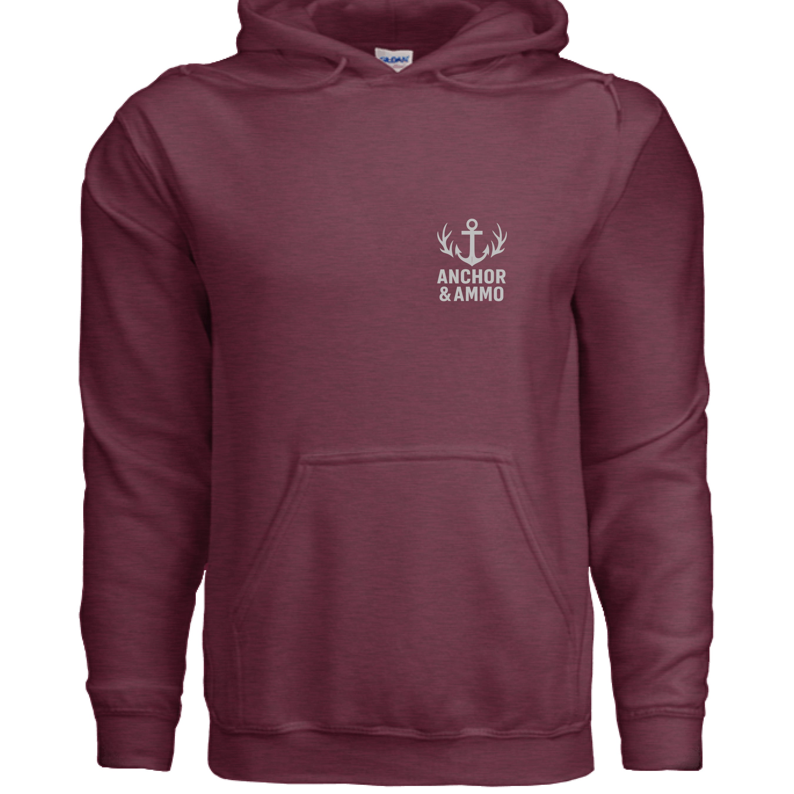 Heather Sport Dark Maroon - FRONT