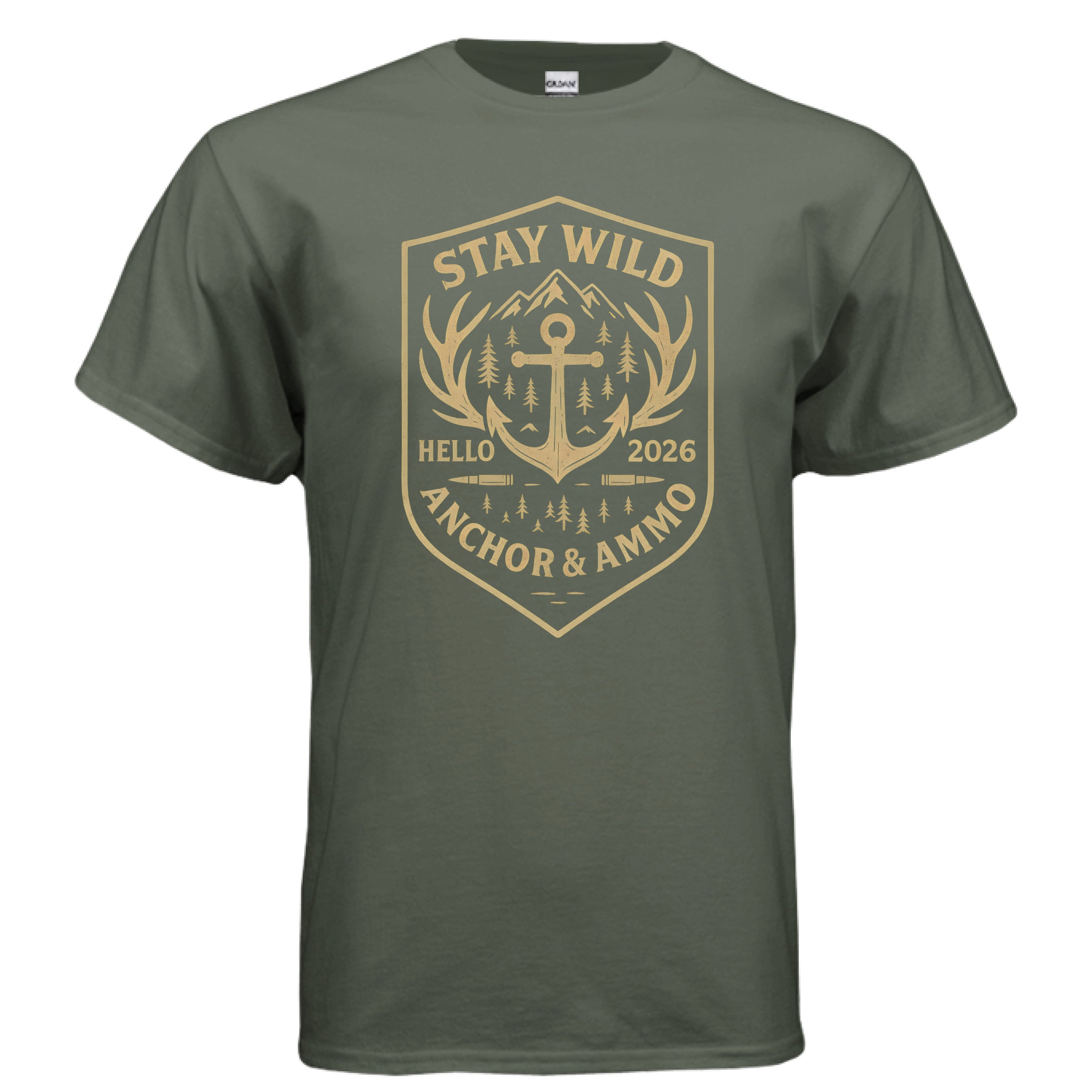MILITARY GREEN - FRONT