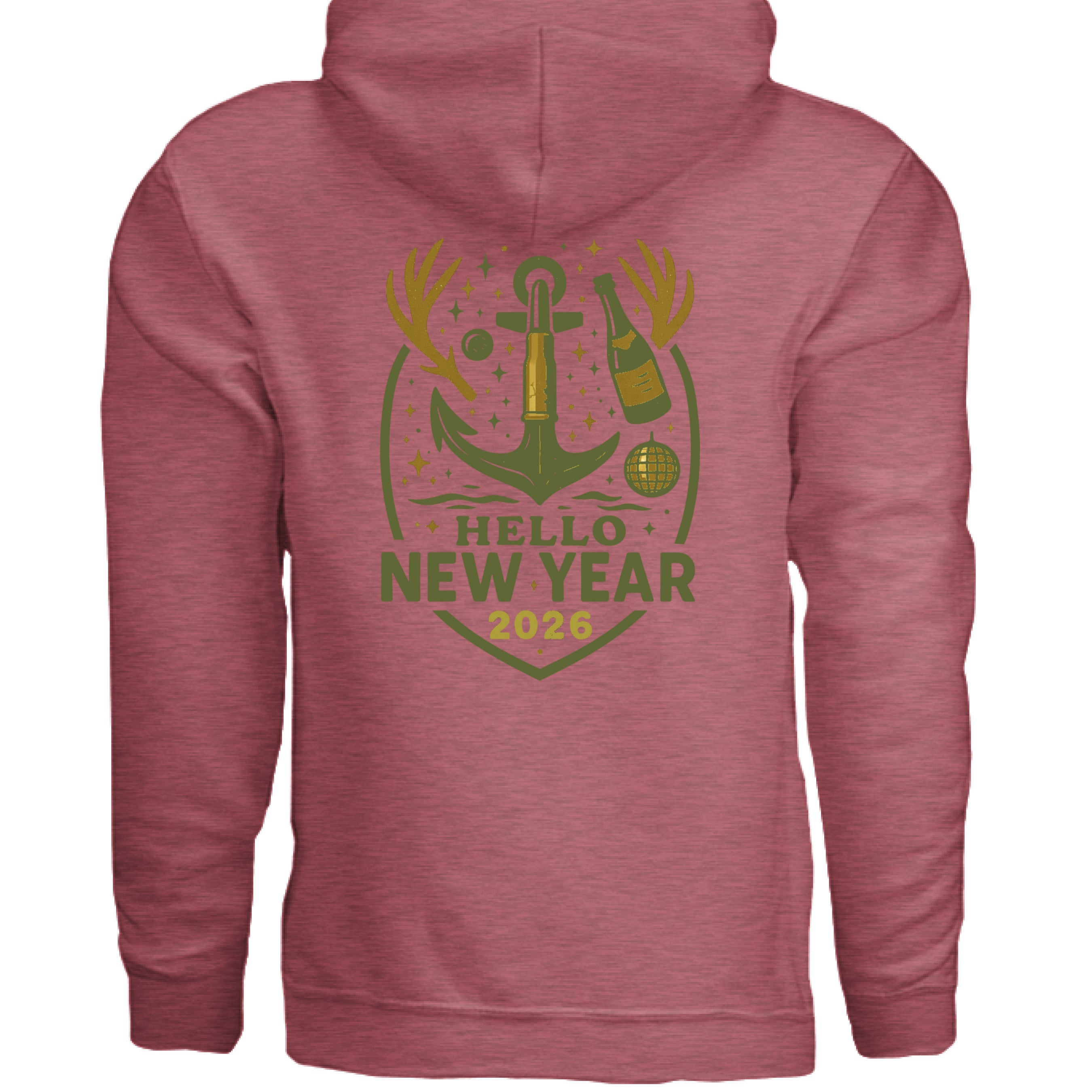 Heather Sport Scarlet Red - BACK