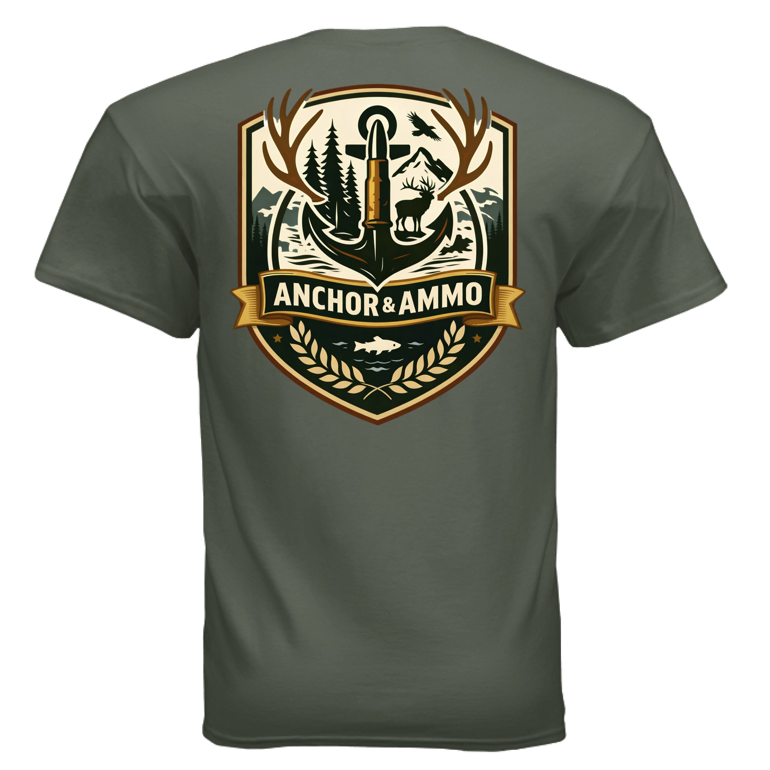 MILITARY GREEN - BACK