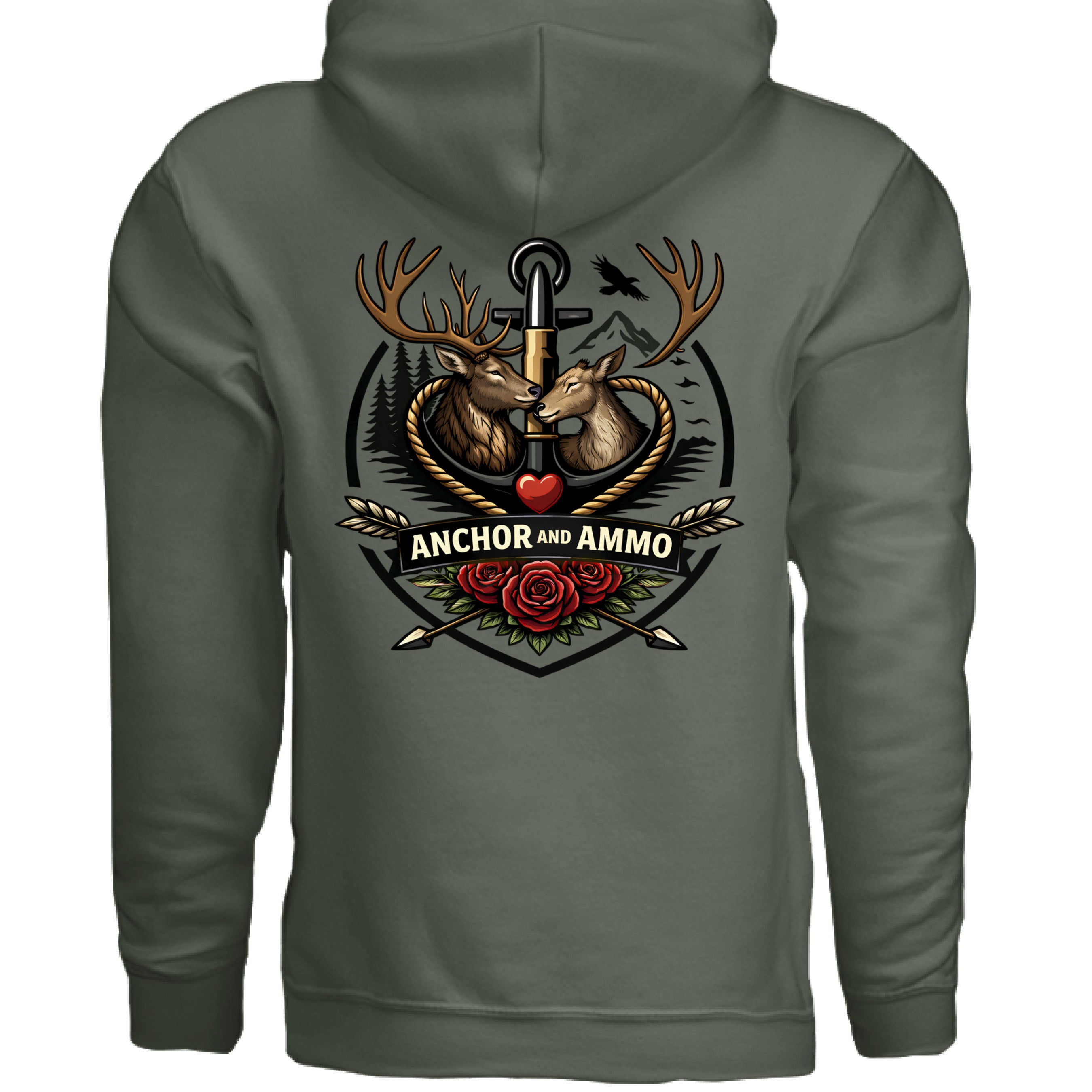 MILITARY GREEN - BACK