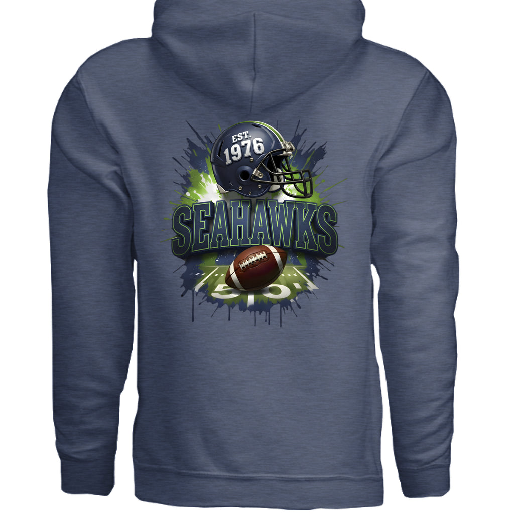 Heather Sport Dark Navy - BACK