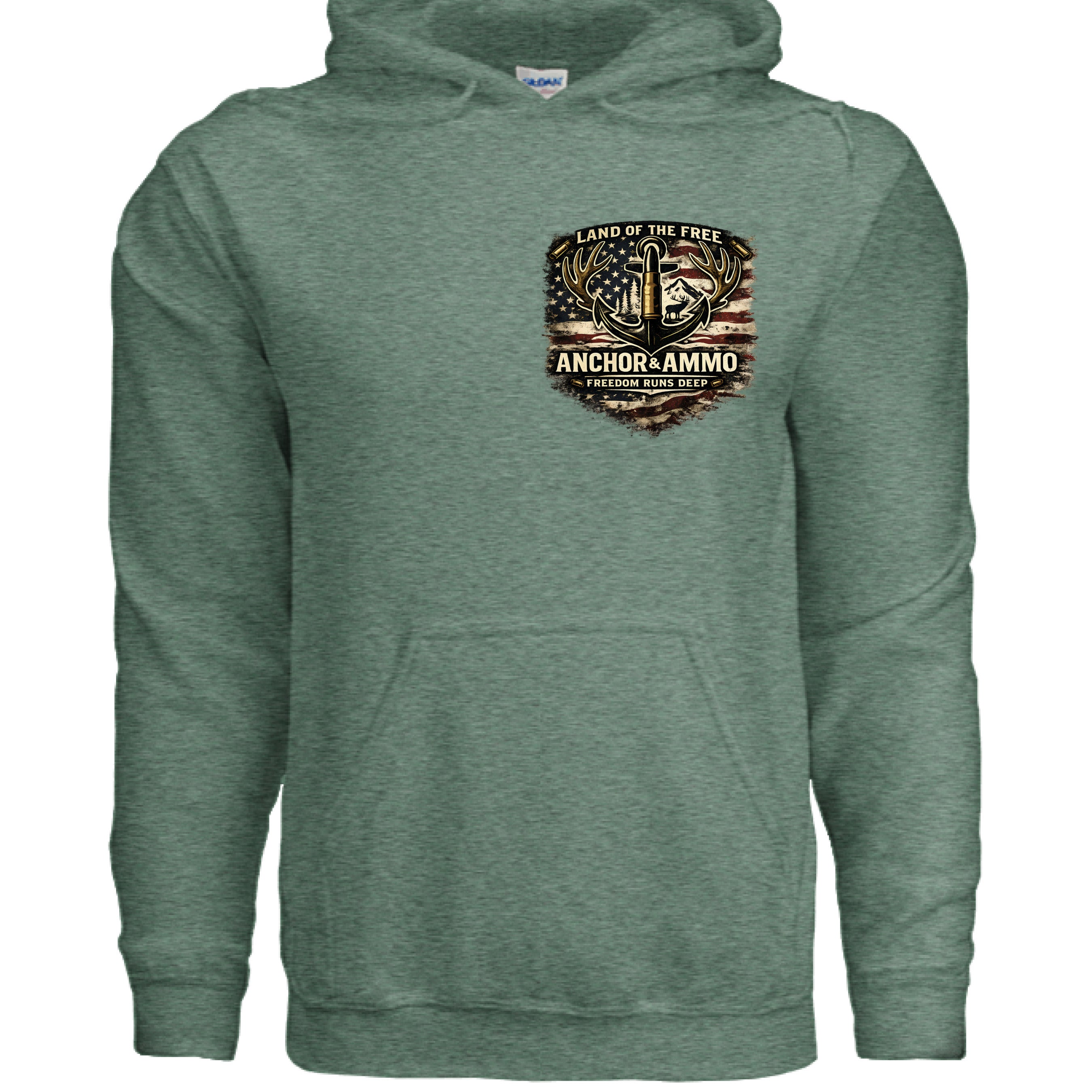 Heather Sport Dark Green - FRONT