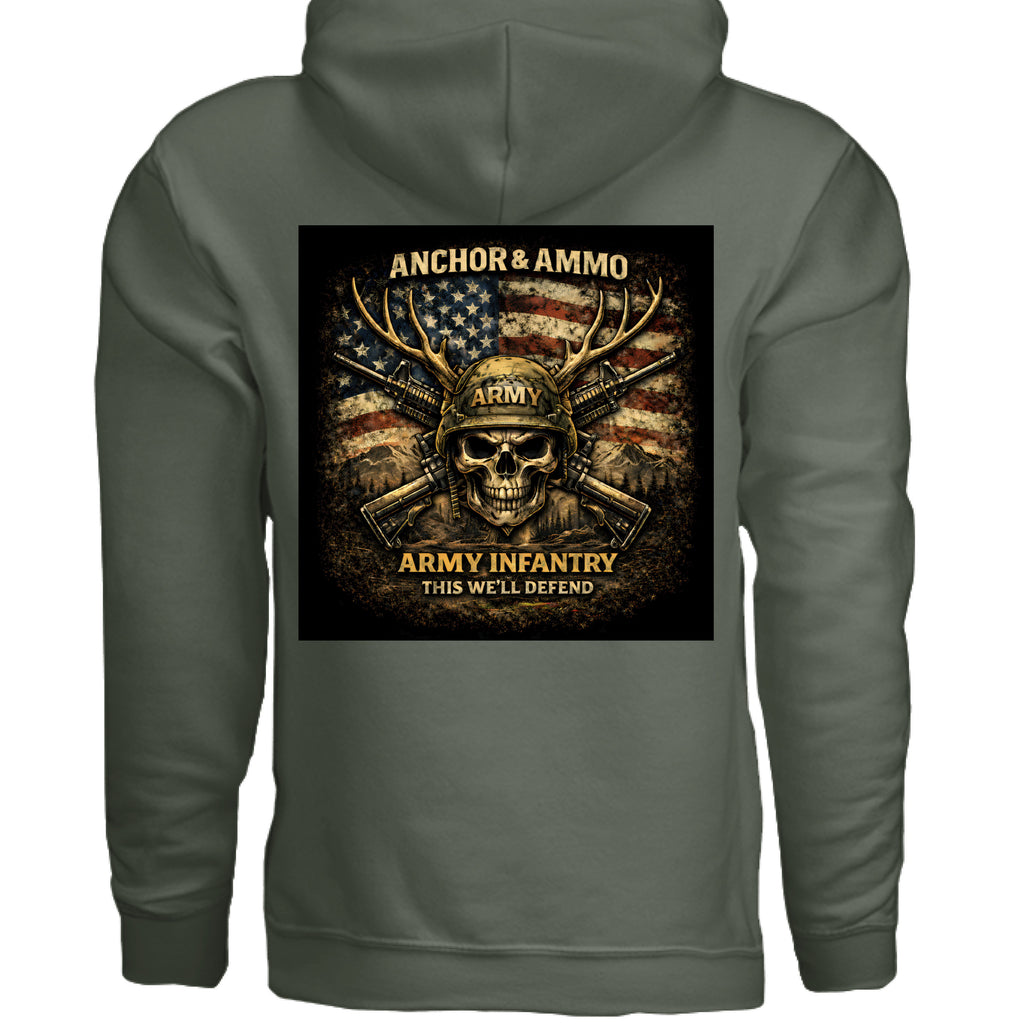 MILITARY GREEN - BACK