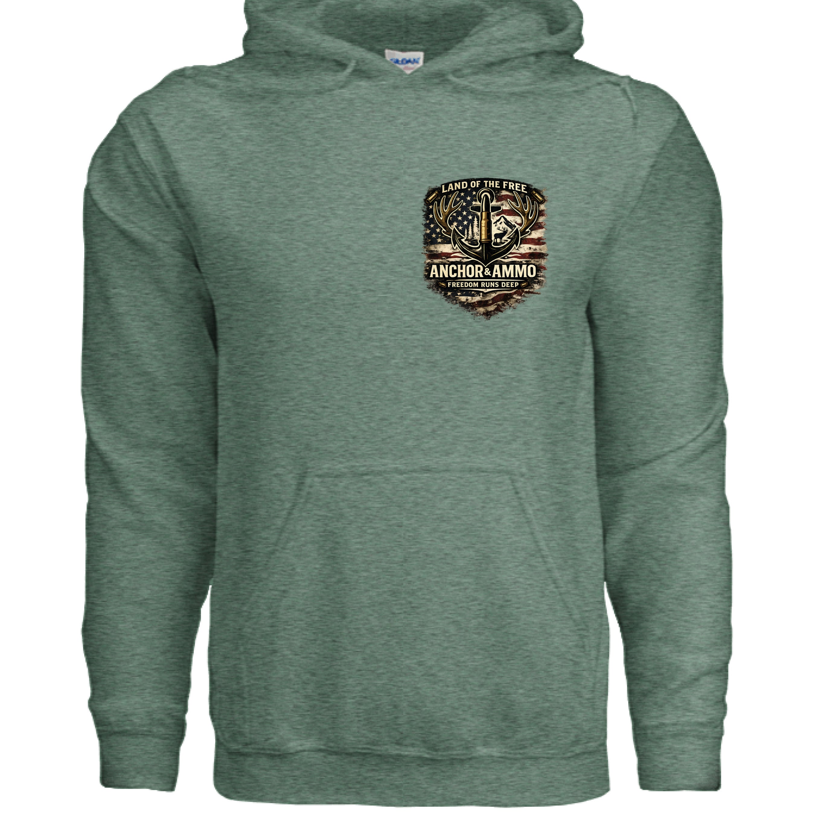 Heather Sport Dark Green - FRONT