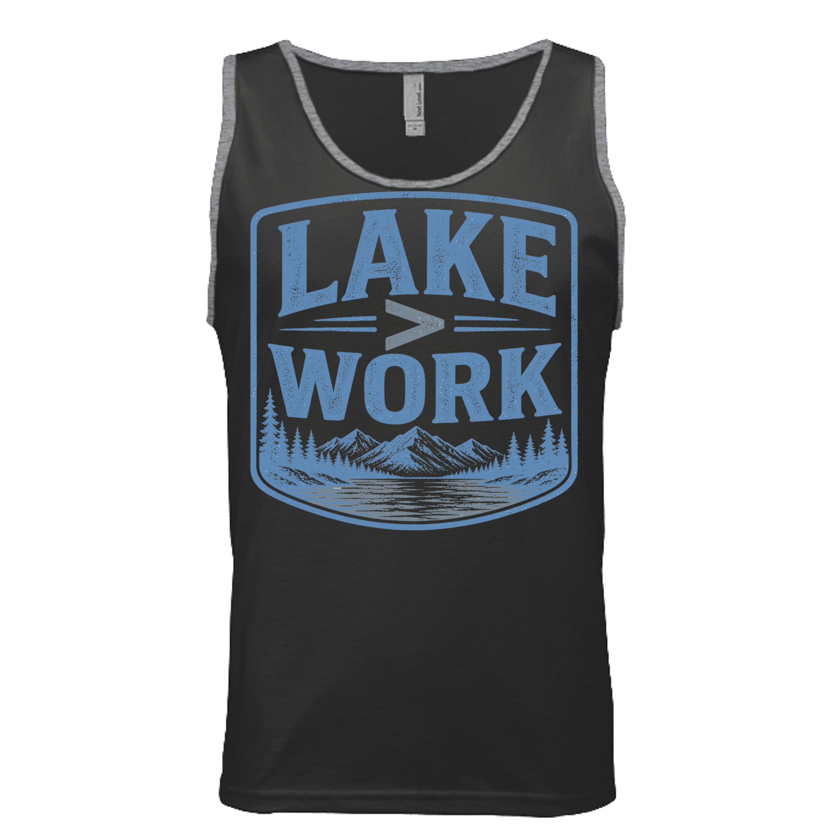 Black/ Heather Grey - 3633 - FRONT